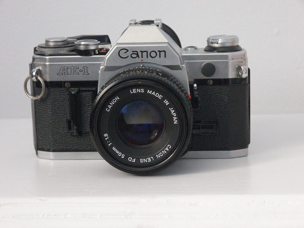 A picture of the Canon AE-1 taken by Terri Monahan.