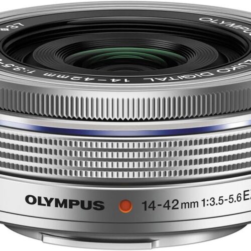 Olympus M.Zuiko Digital ED 14-42mm f/3.5-5.6 EZ Zoom Lens for Micro Four Thirds - Silver