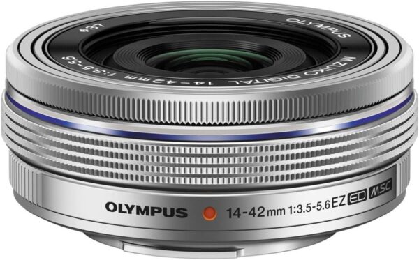 Olympus M.Zuiko Digital ED 14-42mm f/3.5-5.6 EZ Zoom Lens for Micro Four Thirds - Silver