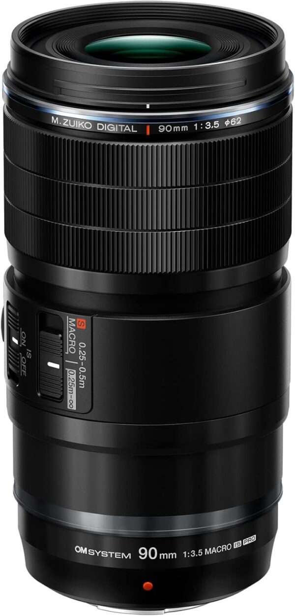 Olympus M.ZUIKO DIGITAL ED 90mm f/3.5 Macro IS PRO Fixed Lens for Micro Four Thirds