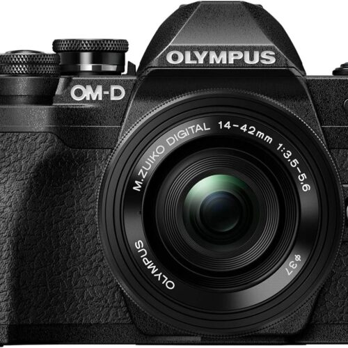 Olympus OM-D E-M10 Mark IV 20.3 Megapixel Mirrorless Camera with Lens - Black