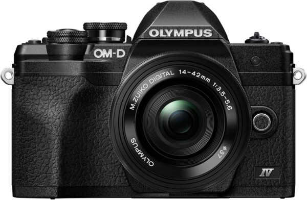 Olympus OM-D E-M10 Mark IV 20.3 Megapixel Mirrorless Camera with Lens - Black